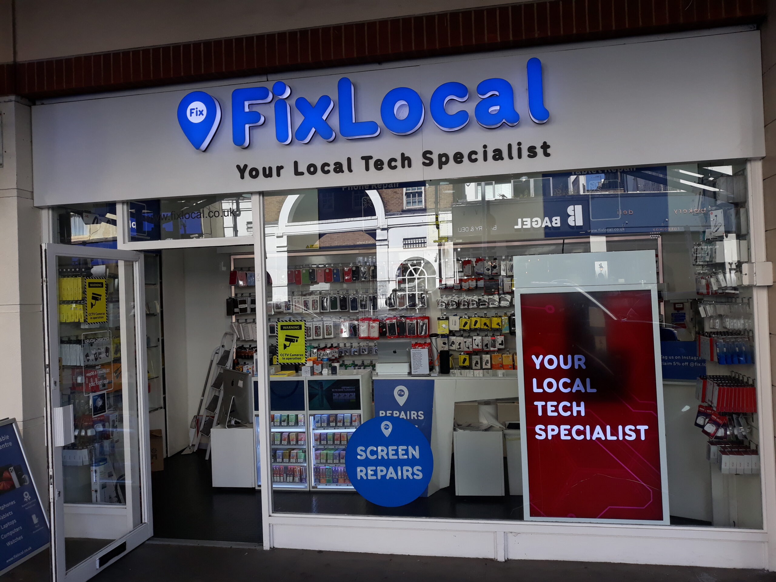 FixLocal Technology Hardware Repair High Street Retail Chain Store Frontage
